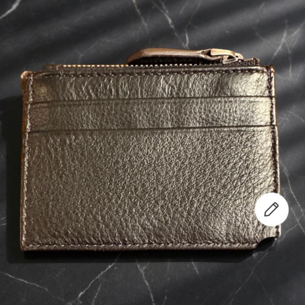 Aimee Kestenberg Black Studded Card Holder - Picture 2 of 3